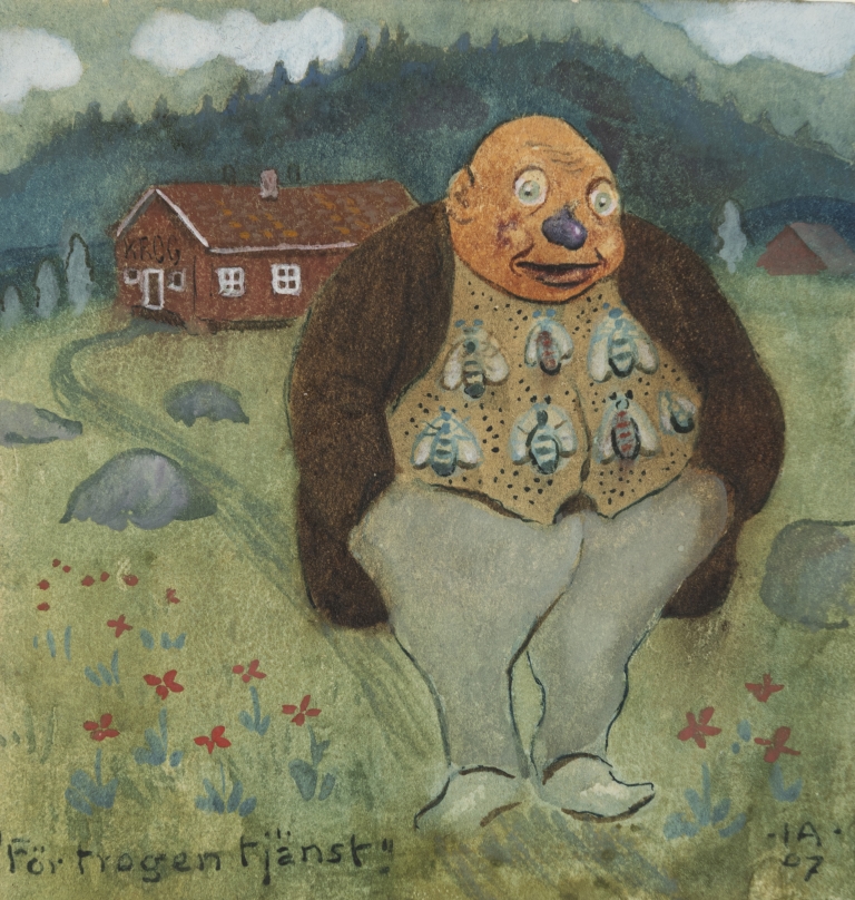 Ivar Arosenius — For loyal service (För trogen tjänst), 1907