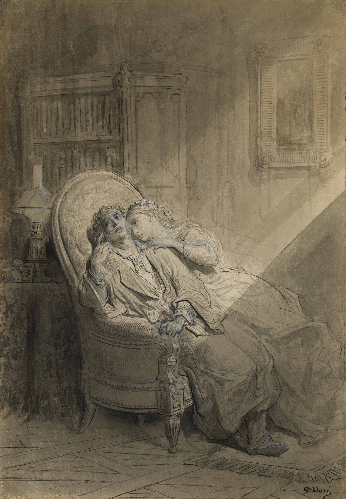 Gustave Doré — But whose velvet violet lining…
