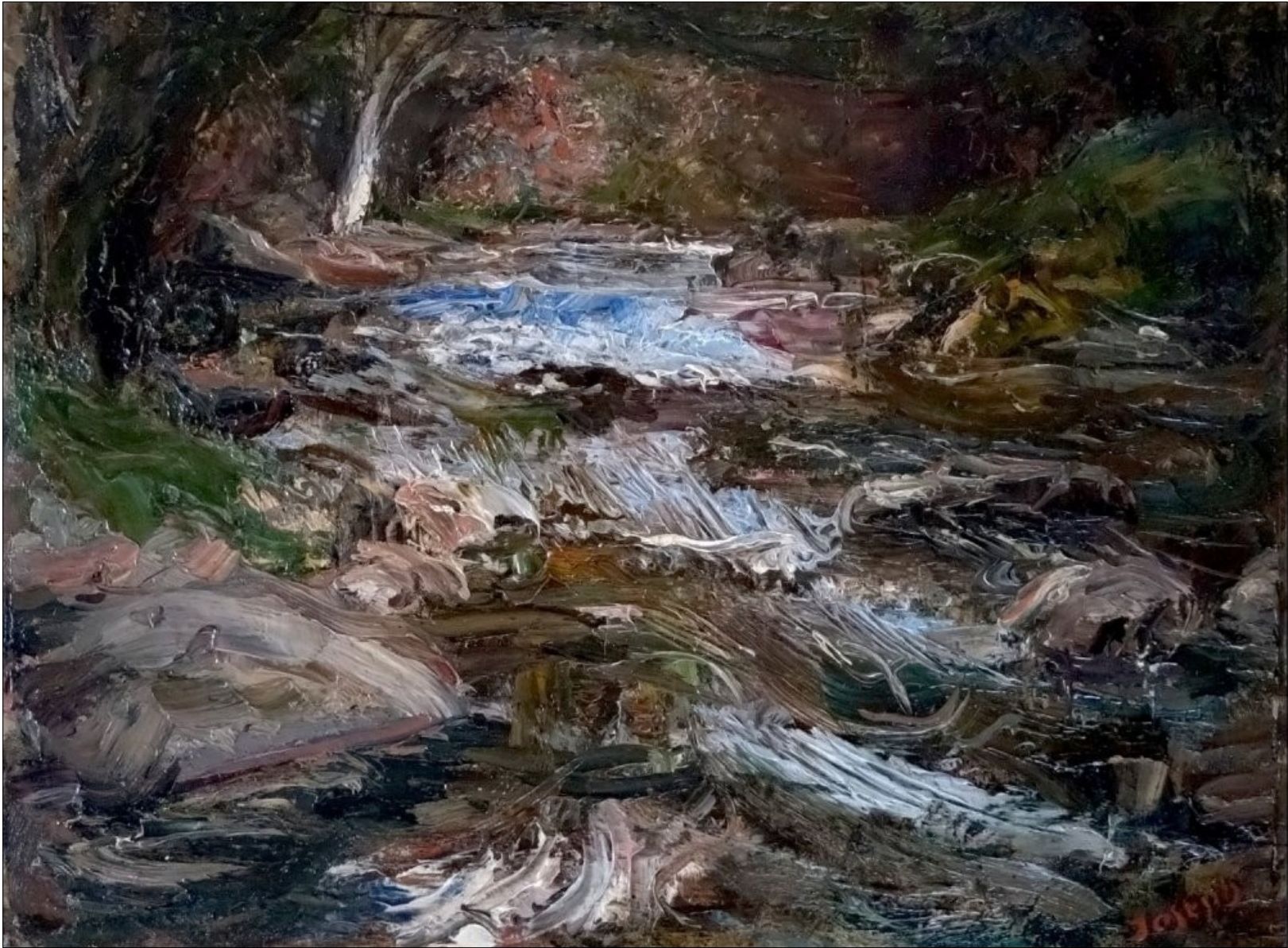 Ernst Josephson — The Rapids, Gargilesse, France, 1886/87