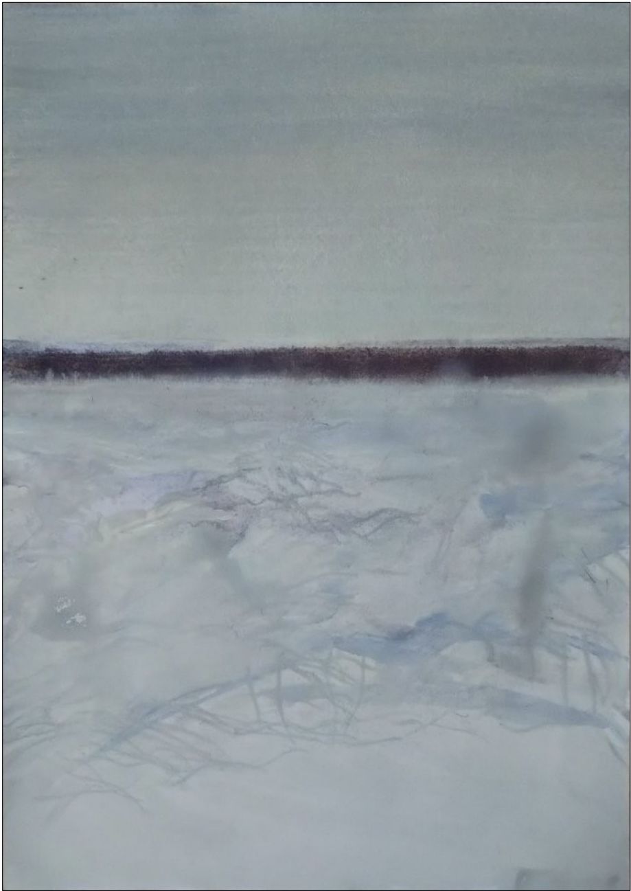 Herman Lohe — View from Ullånger, Norrland (Vy från Bergsjön, Ullånger)
